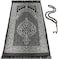 BAYKUL Muslim Prayer Rug, Islamic Turkish Prayer Rugs, Great Ramadan Gifts, Prayer Mat for Women and Men,Islam Carpet,Portable Muslims Mats,Praying Rugs Islam with Beads-Gift Prayer Beads 99 (Grey.