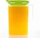 LocknLock Aqua Fridge Door Water Jug with Handle BPA Free Plastic Pitcher with Flip Top Lid Perfect for Making Teas and Juices, 2 Quarts/Liters, Green.