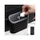 Accmor Car Trash Can with Lid, Mini Auto Dustbin Garbage Organizer with 30 Pcs Plastic Trash Bag, Automotive Garbage Container Bin for Vehicle, Home, Office.