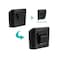 Accmor Car Trash Can with Lid, Mini Auto Dustbin Garbage Organizer with 30 Pcs Plastic Trash Bag, Automotive Garbage Container Bin for Vehicle, Home, Office.