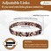 Jecanori Pure Copper Bracelets for Women,Ultra Magnetic Bracelets for Women with 3500 Gauss Magnets,Crystal Mother's Day Jewelry Gift, Sizing Tool.