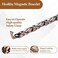 Jecanori Pure Copper Bracelets for Women,Ultra Magnetic Bracelets for Women with 3500 Gauss Magnets,Crystal Mother's Day Jewelry Gift, Sizing Tool.