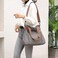 Sunshinejing Women's Canvas Tote Bag Work Shoulder Crossbody Bags Vintage Multi-pocket Handbags.