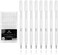 Mr. Pen- White Pens, 8 Pack, White Gel Pens for Artists, White Gel Pen, White Ink Pen, White Pens for Black Paper, White Drawing Pens, White Art Pen, White Pen for Artists, White Pen for Drawing.