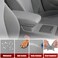 KBH Auto Center Console Armrest Cover for Toyota Camry 2007-2011 Vinyl Microfiber Leather Console Replacement Trim Gray (Without Lid.