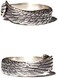 Yocoyee Hug Wings Ring Angel Wings Feather Retro Copper Ring for Women and Men Lovers Friends Gifts.