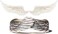 Yocoyee Hug Wings Ring Angel Wings Feather Retro Copper Ring for Women and Men Lovers Friends Gifts.