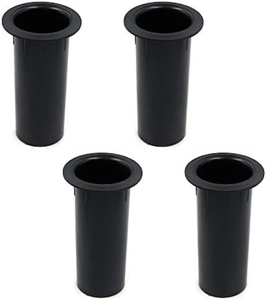 T Tulead 4. 72"x2. 68" Speaker Port Tubes ABS Speaker Cabinet Port Tube Black Bass Air Ports 2-Inch Installation Diameter Pack of 4.