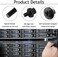 Leadrise 50-Pack M6 x 16mm Computer Rack Mount Cage Screws and NutsWashers for Rack Mount Server Cabinet, Rack Mount Screw Cage Nut - Black.