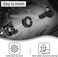 Leadrise 50-Pack M6 x 16mm Computer Rack Mount Cage Screws and NutsWashers for Rack Mount Server Cabinet, Rack Mount Screw Cage Nut - Black.