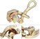 أداة سحب كابلات فولاذية DleDan Mr. EV Cable Grip Wire Gripper لسحب كابلات الأسلاك، بقوة سحب 2204 رطل (1 طن).