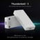 SABRENT M. 2 Thunderbolt NVMe Enclosure SSD Docking Station USB C External Aluminum Thunderbolt 3 M2 NVMe Adapter, Tool-Free, with Cooling Pad, Fast Data Transfer, M Key only, Cable Included (EC-T3NS.