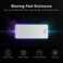 SABRENT M. 2 Thunderbolt NVMe Enclosure SSD Docking Station USB C External Aluminum Thunderbolt 3 M2 NVMe Adapter, Tool-Free, with Cooling Pad, Fast Data Transfer, M Key only, Cable Included (EC-T3NS.