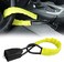 KAYCENTOP Car Steering Wheel Lock, Seat Belt Lock, Anti-Theft Device, Max 17 Inch Length, Small and Light-Weight, Multi-Functional, Fit Most Vehicle, SUV, Golf Cart Security (Yellow.