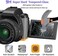 واقي شاشة زجاجي debous R6 II متوافق مع كاميرا Canon EOS R6 R6II Mark II R7، غطاء حماية صلب من الزجاج المقوى مضاد للخدش (عبوة من 4 قطع، تتضمن غطاءين لمستوى الشاشة الساخنة).