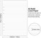 Nokingo (3-PackA5 Lined Refills Paper for Filofax Planner/Binders/Organizer, 6 Hole Punched, Total 300 Sheets/600 Pages, 100gsm, White, 5. 8 x 8. 2 Inch.