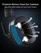 SENZER SG500 Surround Sound Pro Gaming Headset with Noise Cancelling Microphone - Detachable Memory Foam Ear Pads - Portable Foldable Headphones for PC PS4 Xbox One Switch.