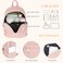ECOSUSI Mini Backpack for Women Girls Cute Bowknot Small Backpack Purse Ladies Leather Bookbag Satchel Bag, with Charm Tassel.