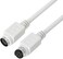 YOUCHENG 8. 5 Feet PS/2 MouseKeyboard Extension Cable, 28AWG, 12-Pin, Male to Female, Supports PS/2 Mouse, Keyboard, Barcode Scanner.