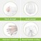 Teivio 5 Gallon 330 Counts Strong Trash Bags, Garbage Bags, Bathroom Trash Can Bin Liners, Plastic Bags for home office kitchen, Clear.