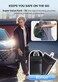 Samfolk Faraday Box with Faraday Pouch 2 Pack, Keyless Entry Car Key Safe Protector RFID Anti-Theft Signal Blocking Cages.