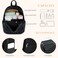 ECOSUSI Mini Backpack for Women Girls Cute Bowknot Small Backpack Purse Ladies Leather Bookbag Satchel Bag, with Charm Tassel.