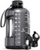 AQUAFIT 1 Gallon Water Bottle With Time Marker - Large Water Bottle Gallon Water Bottle Motivational One Gallon Water Bottle With Straw 1 Gallon Water Jug With Time Marker 1 Gallon Big Water Bottle Gr