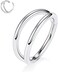 FUNLMO 316L Surgical Steel Nose Ring Hoop Septum Ring Conch Piercing Jewelry Cartilage Daith Helix Tragus Rook Lobe Earring Triple/Double Nose Lip Ring 20G 18G 16G.