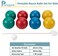 Pointyard 84mm Bocce Ball Set, Outdoor Games for Adults and Family, Backyard Ball Set with 8 PE Bocce Balls1 PallinoCarry BagMeasuring Tape for Kids Teens Beginners.