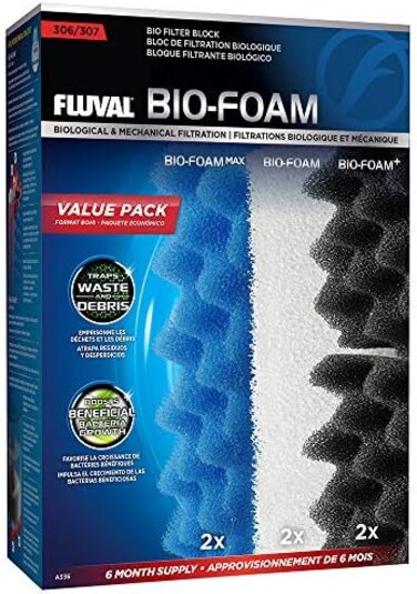 Fluval 306/307 Filter Media Bio-Foam Value Pack.