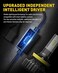 مصابيح AUXITO H11 H8 H9 LED، أكثر سطوعًا بنسبة 400%، مصابيح بيضاء 6500K بدون مروحة، بديل لمصباح الهالوجين H8 للضباب، عبوة من 2.