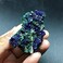 Wixine 1Pcs Natural Azurite Malachite Crystal Mineral Specimen Healing Stone 1-3cm.