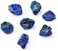 Wixine 1Pcs Natural Azurite Malachite Crystal Mineral Specimen Healing Stone 1-3cm.