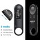 AODELAN Remote Control for Canon M50,EOS RP,90D,200D,SL2,250D,77D,M6 Mark II,EOS R,6D Mark II,800D,T7i,SL3(EOS 250D,PowerShot G7 X Mark III,Replace Canon BR-E1 Wireless Shutter Release.