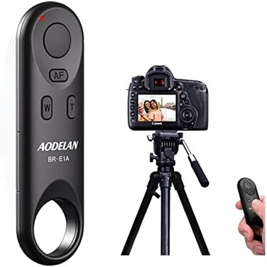 AODELAN Remote Control for Canon M50,EOS RP,90D,200D,SL2,250D,77D,M6 Mark II,EOS R,6D Mark II,800D,T7i,SL3(EOS 250D,PowerShot G7 X Mark III,Replace Canon BR-E1 Wireless Shutter Release.