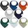 KeaBabies 8-Pack Organic Baby Bandana Drool Bibs &ndash; Stylish Unisex Bandana Bibs - Super Absorbent Bandana Drool Bibs &ndash; Gentle Teething Bibs for Infants - Organic Cotton Baby Bib (Hunter.