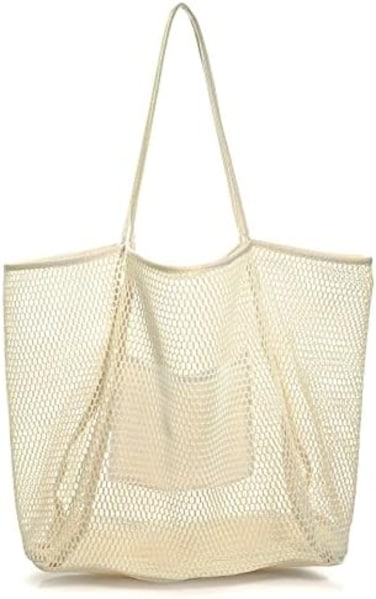 HOXIS Mesh Beach Tote Womens Shoulder Handbag.