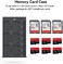 SMALLRIG 9 Slots Memory Card Case Holder Storage for 3 SD Cards6 Micro SD Cards, Anti-Shock SD Card Holder Carrying Case Box - 2832B.