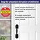 ZOCO Do Not Knock or Ring Doorbell Sign - Please Leave Deliveries at Door Sticker - Inside Window Cling Decal - 6" Round.