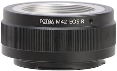 حلقة محول عدسة FOTGA M42-EOSR لعدسات M42 متوافقة مع كاميرات Canon EOS R R3 R5 R5C R6 Mark II R7 R8 R10 R50 R100 RP EOSR بدون مرآة.