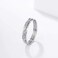 KAZITSAN 3pc 1mm Stainless Steel Ring Set for Women Girls Simple Knuckle Stacking Thumb Rings Faceted Edge Silver/Rose Gold/Gold Wedding Band Comfort Fit.