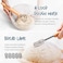 RORECAY Banneton Proofing Basket Set of 2 - 9 Inch Round10 Inch Oval Cane Sourdough Baskets With Bread Lame, Dough Sc, Linen Liner, Basting Brush for Baking Fermentation.