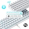 RK ROYAL KLUDGE RK68 Wireless Hot Swappable 65% Mechanical Keyboard, 68 Keys Compact BT5. 0 Gaming Keyboard with Stand-Alone Arrow/Control Keys, Tactile Brown Switch.