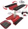 Nuofan RC Car Work Stand Aluminum Repair Workstation 360 Degree Rotation Lift Lower w/Screw Tray for 1/10 1/12 1/16 Scale Traxxas TRX4 Axial Arrma Redcat Losi RC Crawler Monster Truck Buggy (Red.