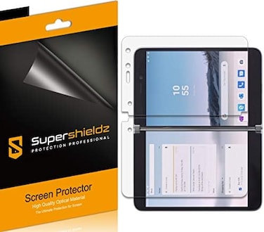 Supershieldz (3 PackDesigned for Microsoft Surface Duo Screen Protector, (3 Left Screen and 3 Right ScreenHigh Definition Clear Shield (PET.