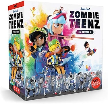 لعبة Scorpion Masqué Zombie Teenz Evolution التعاونية للأطفال والعائلات، من عمر 8 إلى 2، 4 لاعبين، مدة اللعب 15 دقيقة.