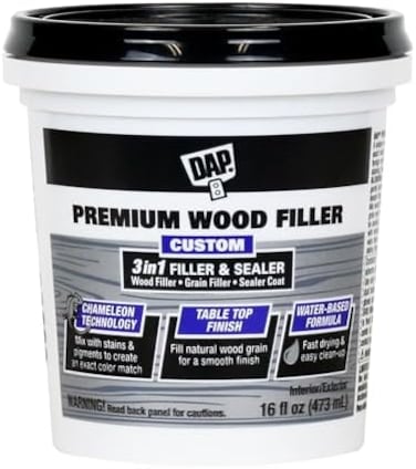 DAP Products Premium Wood Filler, White.