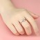 JZWUYAN Hug Ring Sterling Silver Adjustable - White Gold/18K Gold/Rose Gold Plated Couple Hug Ring Hugging Rings for Women Mens Wedding Band Rings Believe In You Like I Do Hand Ring Jewelry for Teen G