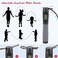 Te-Rich Skipping Rope Adult Fitness, Digital Speed Jump Rope with Counter [Ropeless for Indoor Use] for Women Men and Kids, Weighted Handles, Adjustable Rope, Exercise Equipment for Crossfit Boxing.