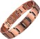 MagEnergy Copper Bracelet for Men 99. 9% Pure Copper Magnetic Bracelet with Powerful Neodymium Magnets Adjustable Box Gift Magnetic Field Therapy Jewelry（Sizing Tool.